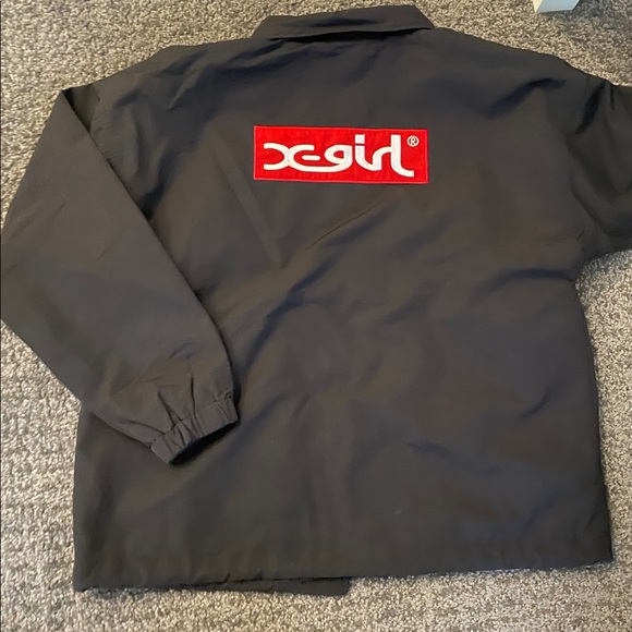 X-girl Rose Embroidered Coach Jacket - Picture 5 of 6